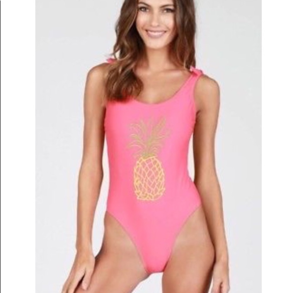 Sugar coast swimsuit pineapple Coral M